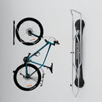 Steadyrack Bike Rack for Road Bikes - The Original Wall Mounted Vertical Bike Storage - Fits Narrow Tires