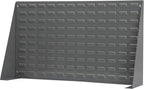 Akro-Mils 98636 Heavy Duty Steel Louvered Panel Standing Work Bench Storage Rack Garage Organizer for Mounting AkroBin Storage Bins, 36-Inch L x 8-Inch W x 20-Inch H, Grey