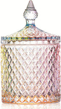 Candy Sever With Lid,Christmas Table Decor,Candy Cookie Jars,Jewelry Box,Buffet Jar Biscuit Containers(Multi-Color)