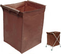 Buhelyc Thickened Oxford Cloth Storage Bag Replacement Liner Bag for Laundry Cart Removable Storage Bag for Commercial/Home(Color:Brown)