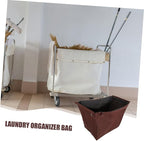PRETYZOOM Laundry Cart Replacement Liner Bag Removable Oxford Cloth Laundry Storage Bag for Convenient Organization Hotels and Guesthouses