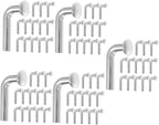 175pcs Heavy Duty Pallet Rack Drop Safety Pin Bolt Clips for Warehouse Storage Racking Accessories Easy Installation Fit for Various Shelving Units