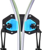 Hikeen Ski Wall Mount, Snowboard Wall Mount, Wall Mounted Ski Storage Rack for Garage Organizer System, Fits Any Ski/Snowboard Display(1 Pack)