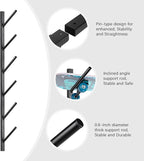 Skateboard Rack Wall Mount – Skateboard Wall Hanger, Snowboard Display Wall Mount, Ski Holder | 6-Floor Skateboard & Ski & Snowboard Storage Rack | Snowboard & Ski Lover Gifts