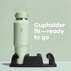 Hydro Flask Travel Water Bottle - Insulated Stainless Steel - Wide Straw Lid, Non Spill, Leakproof in 40 Oz Coconut Cream
