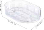 Drink Organizer for Fridge - 360° Rotating Lazy Susan for Refrigerator, 13.5''x8.5'' Clear Lazy Susan Turntable for Refrigerator Organizers and Storage, Kitchen, Table Top, Cabinet, Pantry, 1 Pack