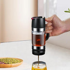 Honey Dispenser Glass Honey Dispenser No Drip 300ml Jar with Holder Base Multi-Purpose Syrup for Toast, Coffee & More