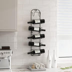 Towel Racks for Bathroom Wall Mounted Metal Wine Rack Towel Shelf Towel Holder for Bath Bronze