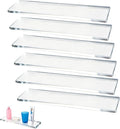 6pack Acrylic Medicine Cabinet Replacement Shelves 13inch Medicine Replacements Suitable for Medicine Bathroom Kitchen WallMounted Hanging Medicine Cabinet Shelves