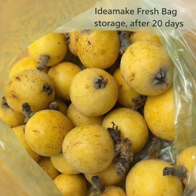 Reusable produce bags to keep Fruit fresh longer reusable,40 Pack(20S,20L) Vegetable bags to keep fresh,Green vegetable refrigerator bags,Green Reusable Salad & Cut Flower Storage Bags,BPA Free