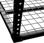 2x8FT Overhead Garage Storage Rack, 450lbs Heavy Duty Ceiling Shelves, Adjustable Height 22-40 inch, Metal Garage Storage Organization System for Seasonal Items, Black
