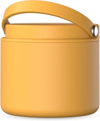 Hydrapeak 18oz Stainless Steel Vacuum Insulated Food Jar | Jar for Hot Food and Cold Food, Wide Mouth Leak-Proof Soup Jar for Adults, 10 Hours Hot and 16 Hours Cold (Tangerine)