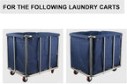 Waterproof Liner Bag for Rolling Laundry Basket, Replacement Liner for Commercial Laundry Cart, Detachable Storage Bag