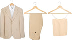 Amazon Basics Wood Suit Clothes Hangers for Closet Organizer, Natural, 20-Pack