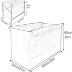 Laundry basket liner, Laundry cart liner bag,Removable Liner Bag For Rolling Basket, Oxford Cloth Storage Bags, Hotel Room Work Trolley Replacement(B,80x53x65cm/32x21x26in)