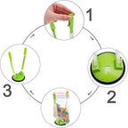Ruibo Baggy Rack Holder for Food Prep Bag/Plastic Freezer Bag/Ziplock Bag Holder Stand, Meal Planning/prep Bag Holders,8 Pack