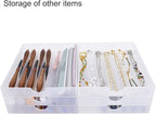 Craft Organizers and Storage, Pencil, Crayon, Marker, Pen Organizer, Pen Holder, Pen Tray Storage with Gel Pens, Fountain Pens, Chalk for Office, Art & Craft Room - 6Pack
