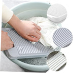 2Pcs Thicken Washboard Scrubbing Board for Household Laundry Durable Washing Board for Hand Washing Clothes and Fabrics Essential Washboards for Laundry Care