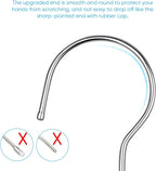 Fayleeko Heavy Duty Stainless Steel Coat Hangers - 40 Pack of 17.7 Inch Ultra Thin, Space Saving Clothes Hangers (Silver)