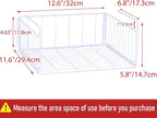 SUFAUY Under Shelf Basket Storage, 2-Pack Under Cabinet Hanging Wire Organizer for Pantry Kitchen, 11.6“D x 12.6" W x 5.8”H, White