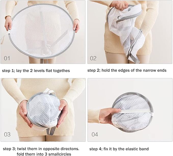 Large Folding Laundry Drying Rack, Clothes Drying Rack, Portable Sweater Drying Rack, Mesh Hanging air Dryer, Lay fold Flat Dry Hanger for Indoor Outdoor, Delicates, Towel, Socks,Swimsuit (Grey)