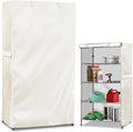 Wire Shelf Cover,600D Heavy Duty 100% Waterproof Shelf Covers for Wire Shelving,Outdoor Storage Shelves Cover for Metal Rack,60" W x 18" D x 72" H,Beige