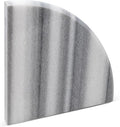 9'' x 9'' x 0.75 Thickness Premium Marble Corner Shelves for Bathroom Wall
