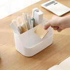 Desk Organizer Remote Control Holder Makeup Caddy Box for Home & Office