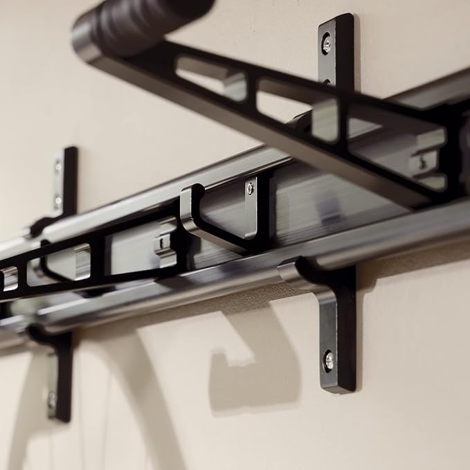 CyclingDeal Bike Wall Mount Rack - Adjustable Indoor Outdoor Storage Vertical Cycling Hook Hanger Organiser - Safe & Secure for Storing MTB Road Bicycles in Garage or Home - Upgraded 3 Bikes