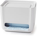 YouCopia SinkSuite Trash Bag Dispenser, Standing Garbage Bag Organizer with Removable Lid and Cradle for Storage, Speckled White