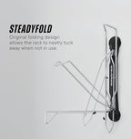 Steadyrack Bike Rack for Road Bikes - The Original Wall Mounted Vertical Bike Storage - Fits Narrow Tires