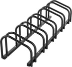 WALMANN 5 Bikes Floor Bike Stand, Bike Parking Rack Garage Bike Storage Stand Indoor/Outdoor 22-28" Wheel Stand, Max. Tire Width 2.1"