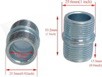 Metal Rack Connector Wire Rack Fitting 1 inch /25.4 mm Frame Connector for Extending Wire Rack Shelf 4PCS (1.30 inches)