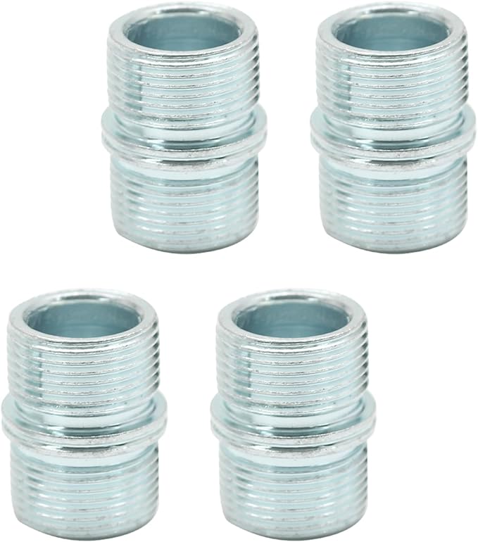 Luomorgo 4 Pcs 1"/25.4mm Wire Shelf Connectors, Metal Rack Connector Pole Connector for Storage Shelf Wire Shelving Unit Replacement Parts