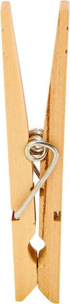 48 Count Birch Wood Clothespins, Natura