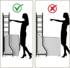 Over Washer and Dryer Shelves,3 Tier Adjustable Wire Shelving Laundry Room Storage Organization Clothes Drying Rack with Mounted on the Wall Expandable Hanger Rods&Hook,55"~74.5"Wx13.4"Dx77"H
