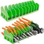 Cenfoge Plier Organizer, Plier Rack, Plier Holder and Cutter Organizer with Non-Slip Rubber Base, PlierOrganizer for Tool Box Drawer, 20 Slots, Tool Storage, Plier Rack (2 PC-Green)