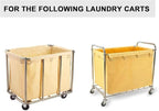 Waterproof Liner Bag for Rolling Laundry Basket, Replacement Liner for Commercial Laundry Cart, Detachable Storage Bag