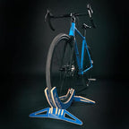 MTB Hopper Smile - Universal Bicycle Stand for MTB, City, Road or Fat Bikes - Steady Bike Rack Wheel Holder, One Size Fits All, Black