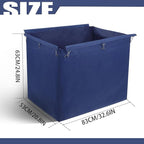 Laundry Cart Liner Replacement - Waterproof Oxford Canvas Cover for Commercial Laundry Carts and Industrial Trolleys
