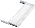 VIVO Large 33 inch Under Desk Slide Out Storage Drawer Organizer, White, DESK-DR33-W