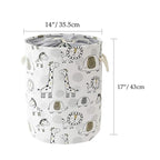 INough Baby Hamper Kids Laundry Basket Nursery Hamper Stuff animal Organizer,Toy Baskets Corner Stuffed Animal Storage Basket Kids Storage Basket Safari Nursery Decor Clothes Hamper for Boys, Giraffe