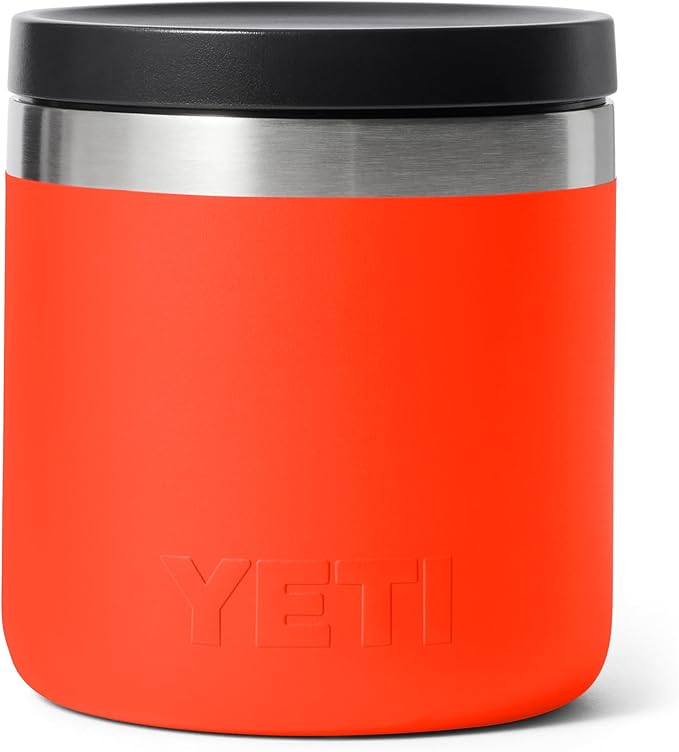 YETI Rambler 8 oz Food Jar, Vacuum Insulated, Stainless Steel, With Airtight Lid, Solar Flare