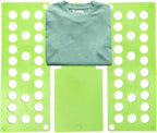 2 Pack Shirt Folding Board Adult ABS T Shirt Folder Clothes Folding Board Laundry Folder Boards Fast Foldable Laundry Organizer Liner Sorter Fold Helper For Adults Children Travel Home Dorm