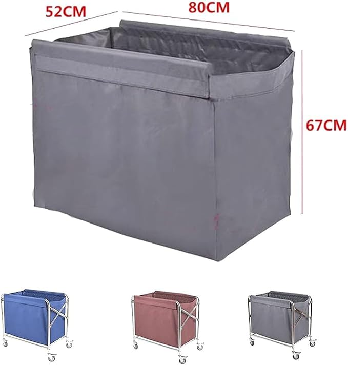 Laundry Cart Basket Replacement Liner - Waterproof Removable Oxford Cloth Liner for Commercial Use, Large Capacity for Laundry and Hotel Cleaning