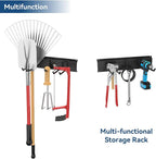 WALMANN Garage Storage Organization System Ski Wall Rack 2 Pairs of Skis Mount Hanger Home Shed and Garage Snowboard Wall Rack Holds Up to 100 lbs