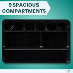 1InTheOffice Desk Drawer Organizer 9-compartment Drawer Tray Organizer (2 Pack)