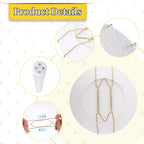 3 Pack Plate Hangers for The Wall,Wall Plate Hangers,6/8/10 Inch Plates Holders for Displaying on Walls Invisible Heavy Duty Wire Holder with Walls Utility Hooks for 5 to 10.5 Inch Plates