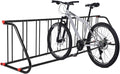 Commercial Bike Rack Outdoor, Metal Bicycle Parking Rack Stand, 10 Holders Commercial Bike Rack Garage Floor for Retail Shopping Centers, Schools, Backyards, Bike Shops(Single Side)