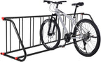 Commercial Bike Rack Outdoor, Metal Bicycle Parking Rack Stand, 10 Holders Commercial Bike Rack Garage Floor for Retail Shopping Centers, Schools, Backyards, Bike Shops(Single Side)